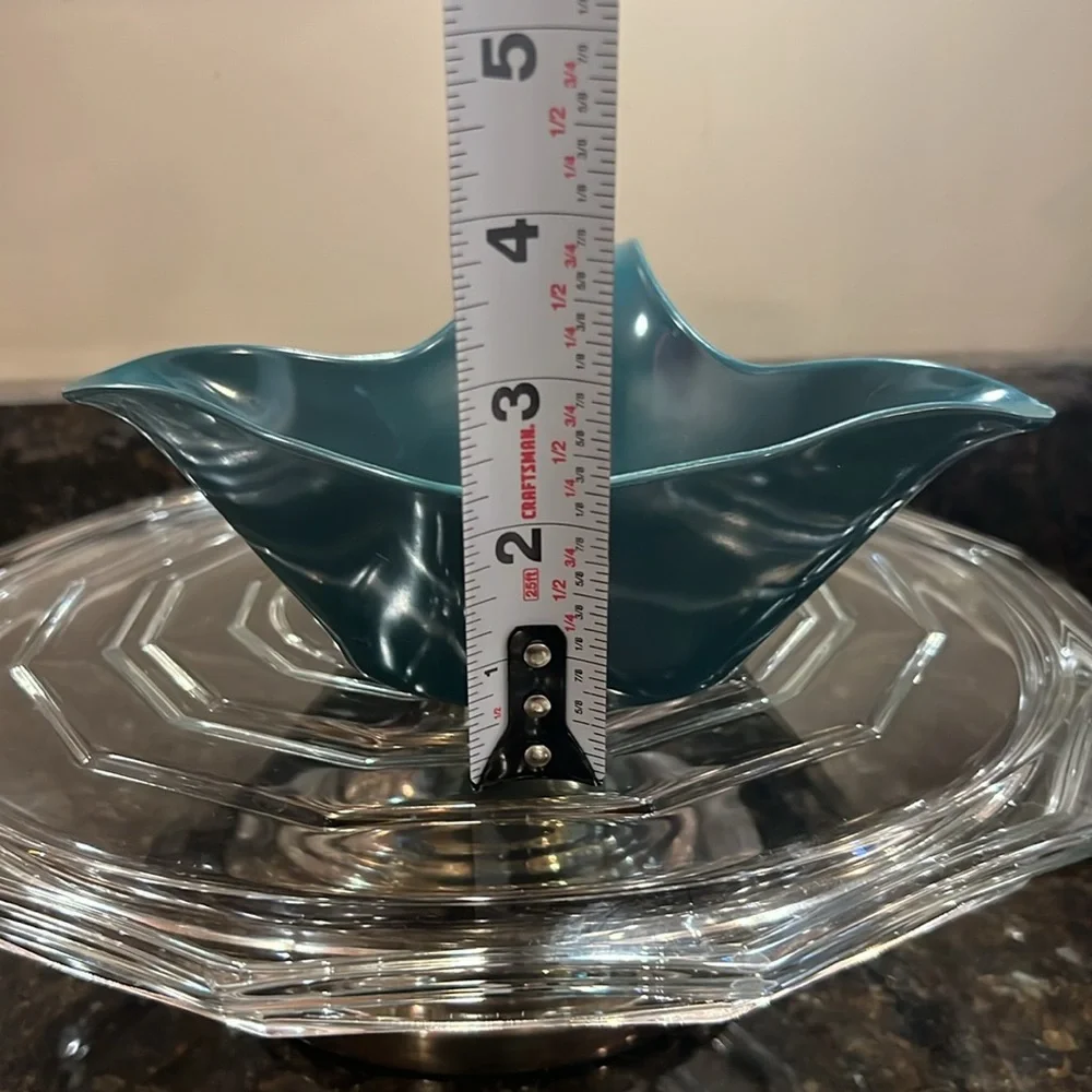 VTG MCM Melmac Melamine Green Gravy Boat